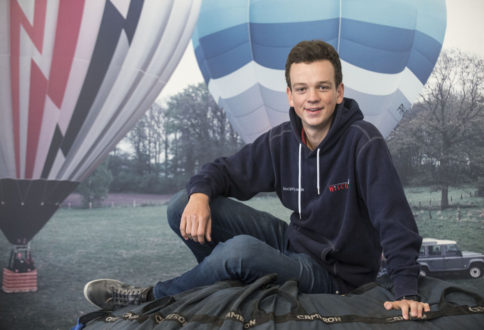 Martijn is jongste ballonvaarder van Nederland