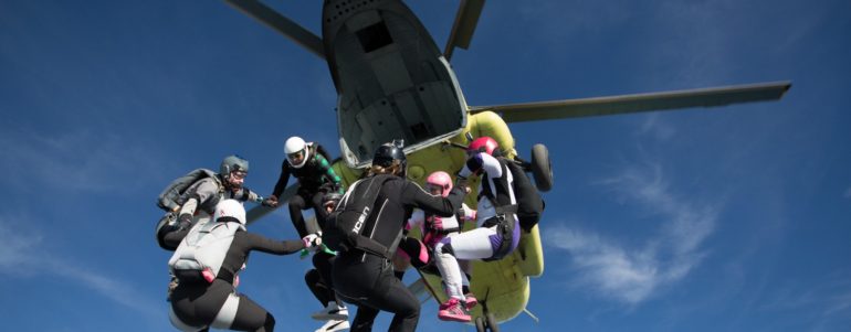 Luchtsportheld Jasper organisator skydive evenement in Hongarije!